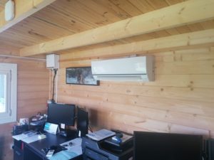 Garden Office Wall Mounted Air Conditioning