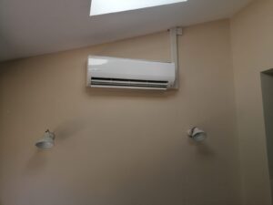 Kitchen Wall Mounted Air Conditioning unit installation